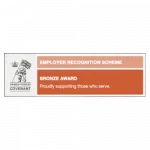 Bronze Award logo for employers supporting the Armed Forces community