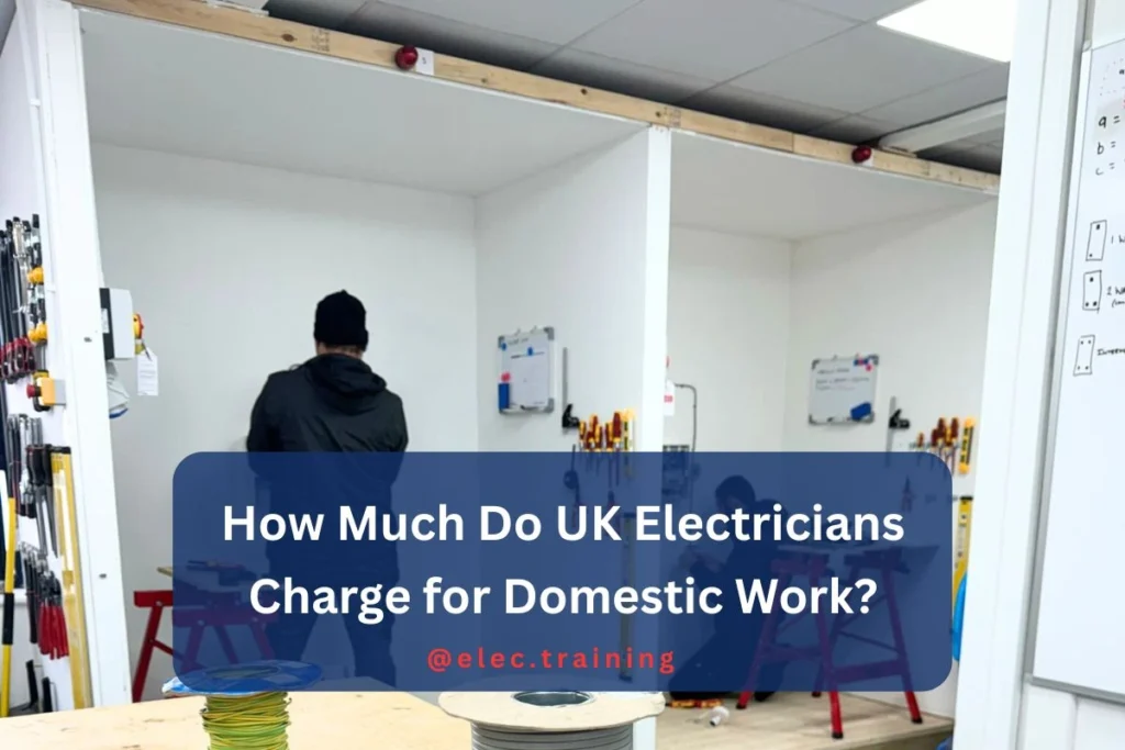 Domestic Electrical workshop with learners working at individual stations