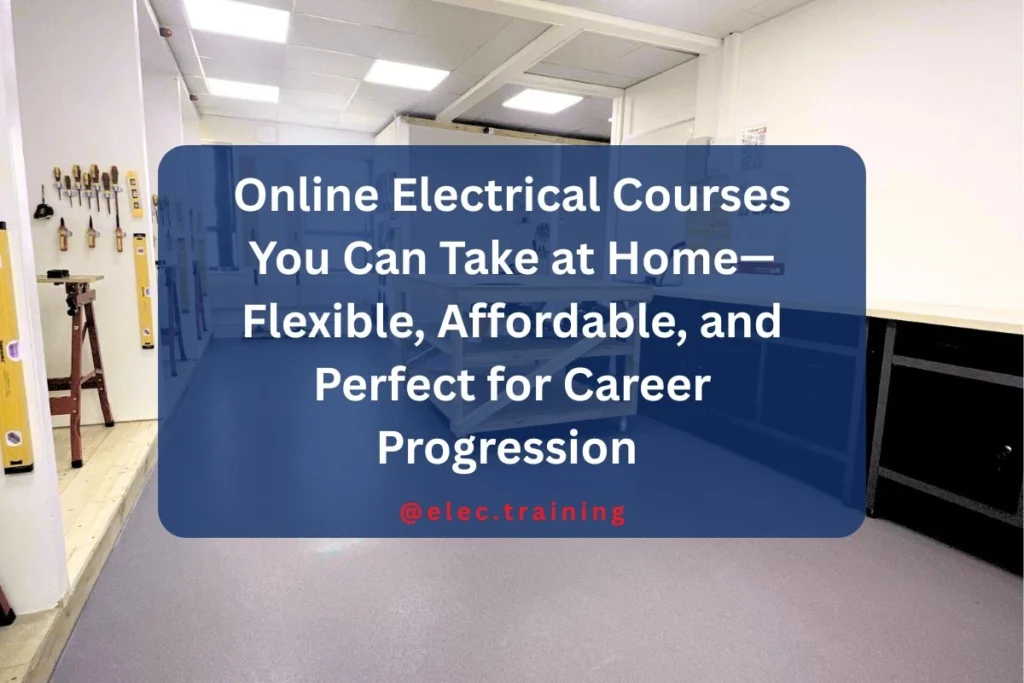 Electrician training classroom