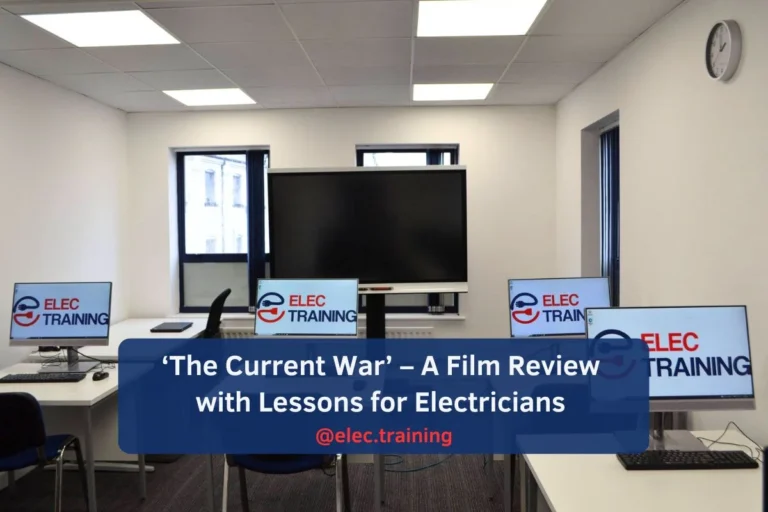 Computer lab for theory session at elec training