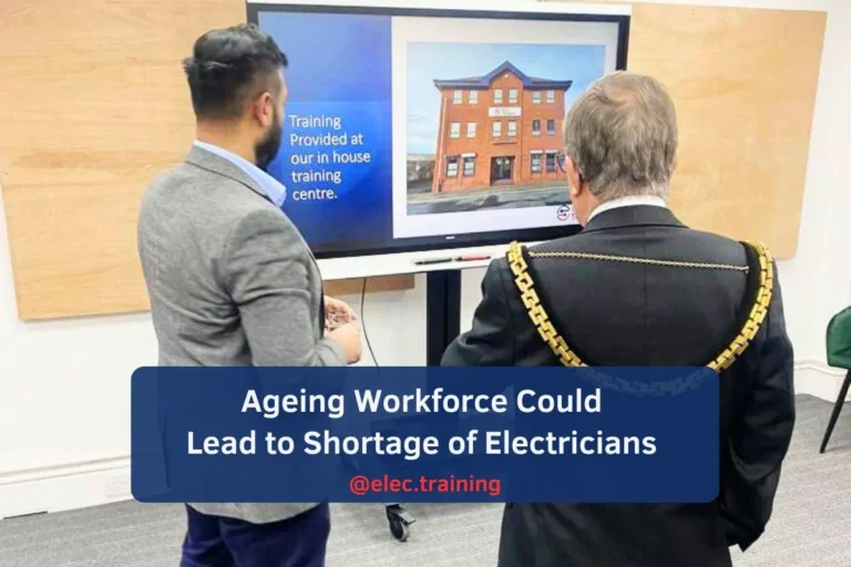 elec training director give briefing to mayor of wolverhampton