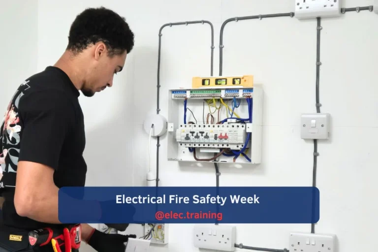 Learner connecting MCBs inside a consumer unit