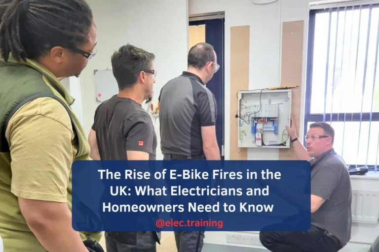 Trainer teaching learners how to install a circuit breaker during CG 2365 02 course