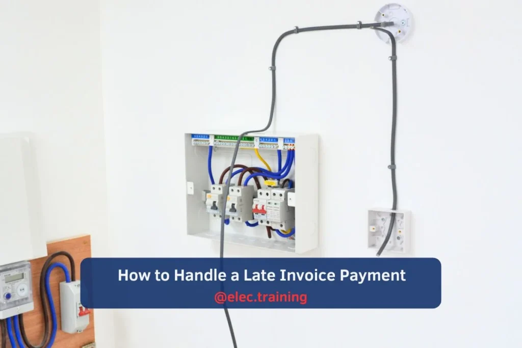 Electrical distribution board connected with surface wiring in training bay