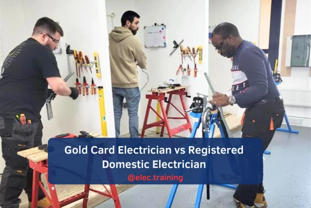 Electrical learners using hand tools and conduit benders