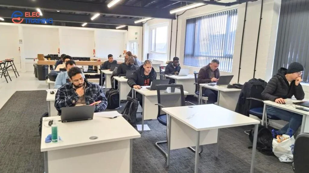 Qualified electrician who successfully completed training through non-apprenticeship self-funded pathway