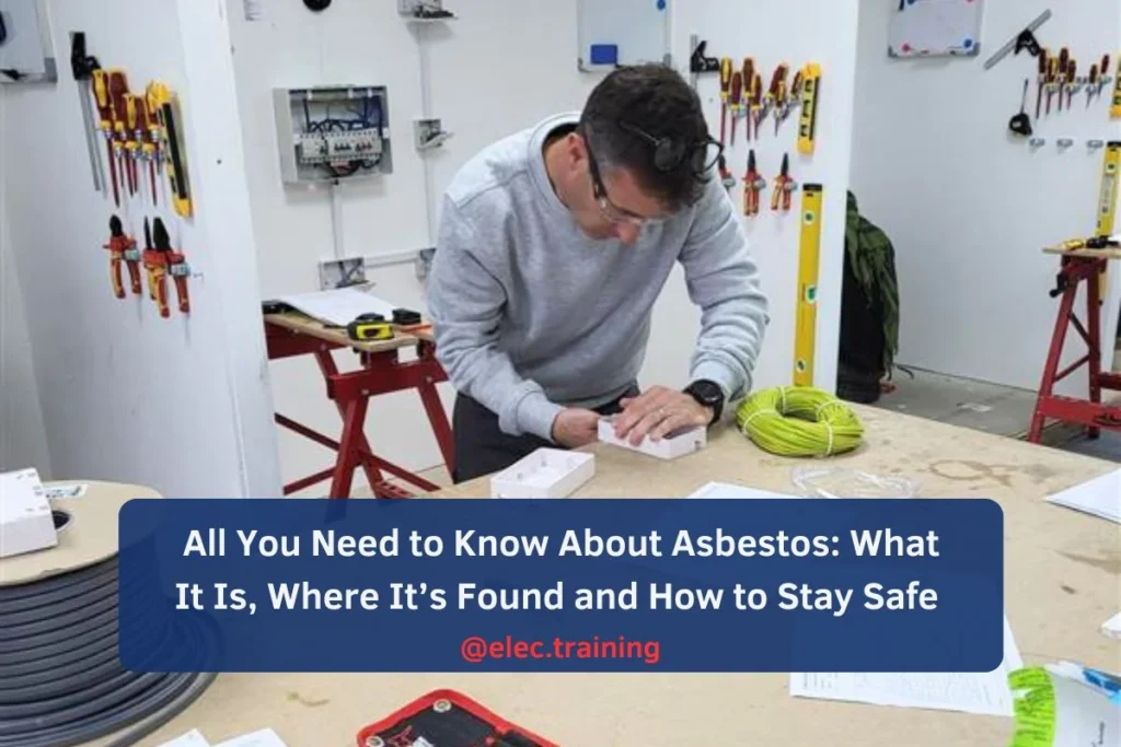 learner preparing wiring layout in City & Guilds 2365-02 workshop