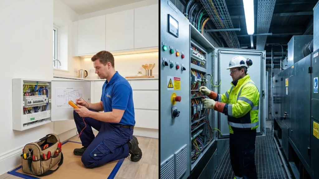 Accessible and safety-critical electrical work environments compared