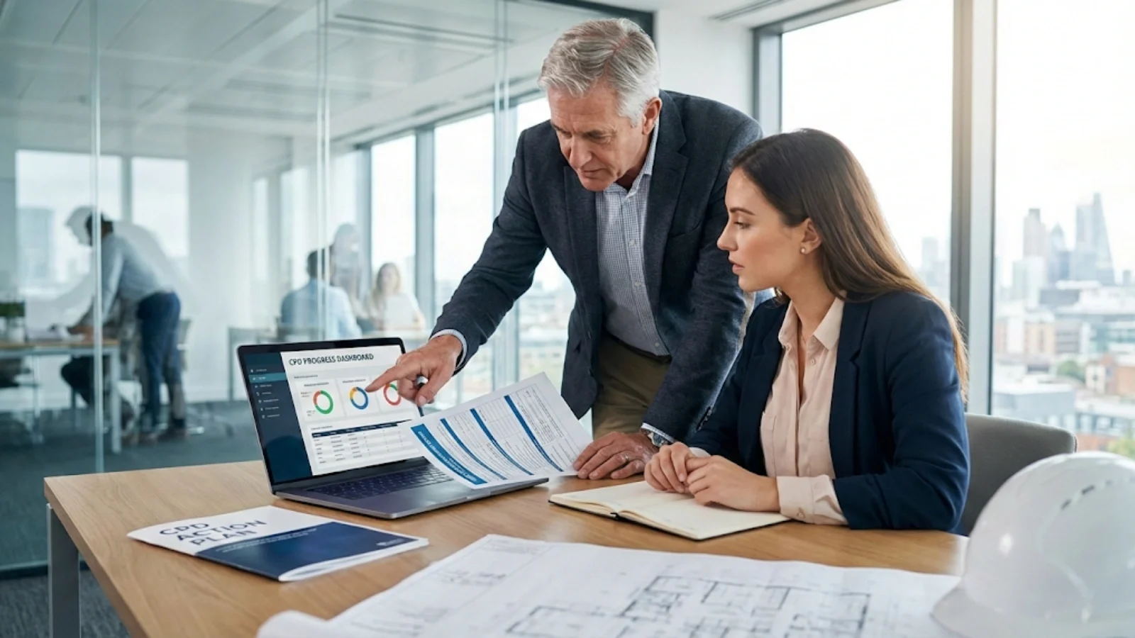 Structured CPD advisory session supporting engineers with professional development planning, competency review, and career progression in the UK engineering sector